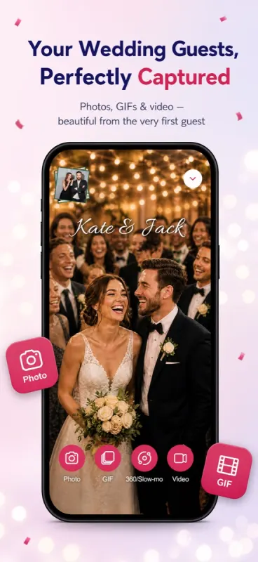 App Store panel: Your Wedding Guests, Perfectly Captured